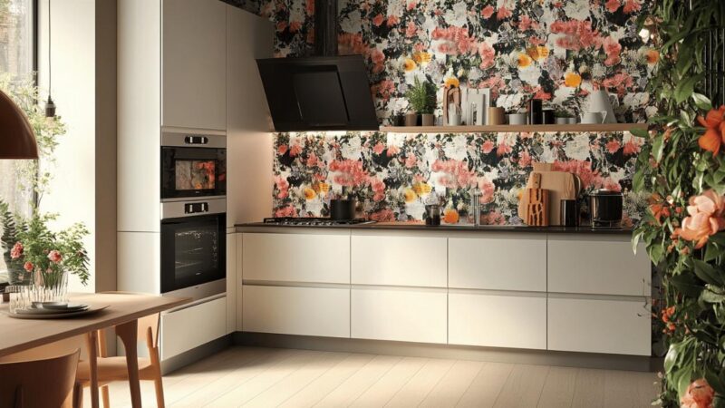 Pour une cuisine originale : papier peint ou toile de verre ? Comparatif et inspirations modernes