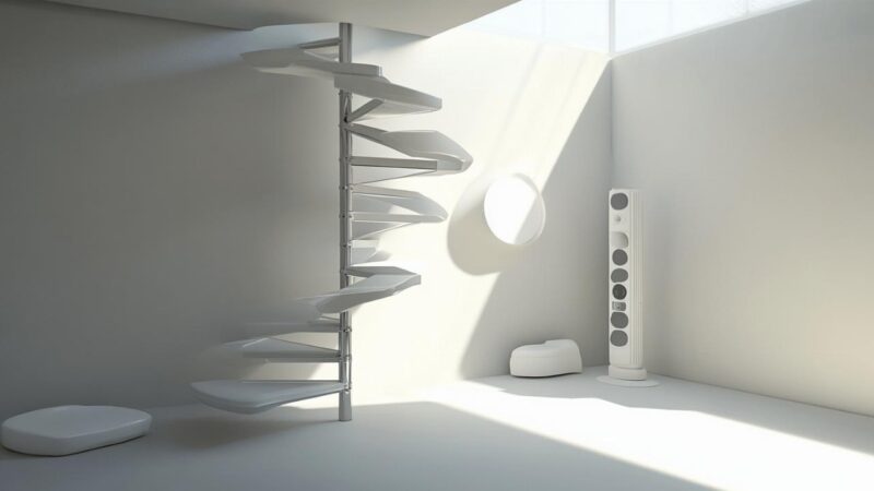 Escalier Gain de Place : Allier Design et Securite dans votre Interieur