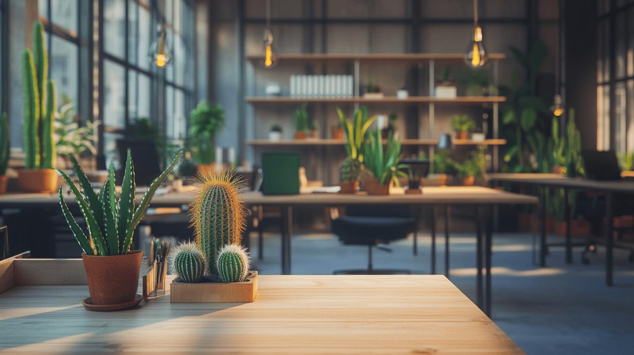 Amenager son open space avec des cactus decoratifs : les regles anti-allergies