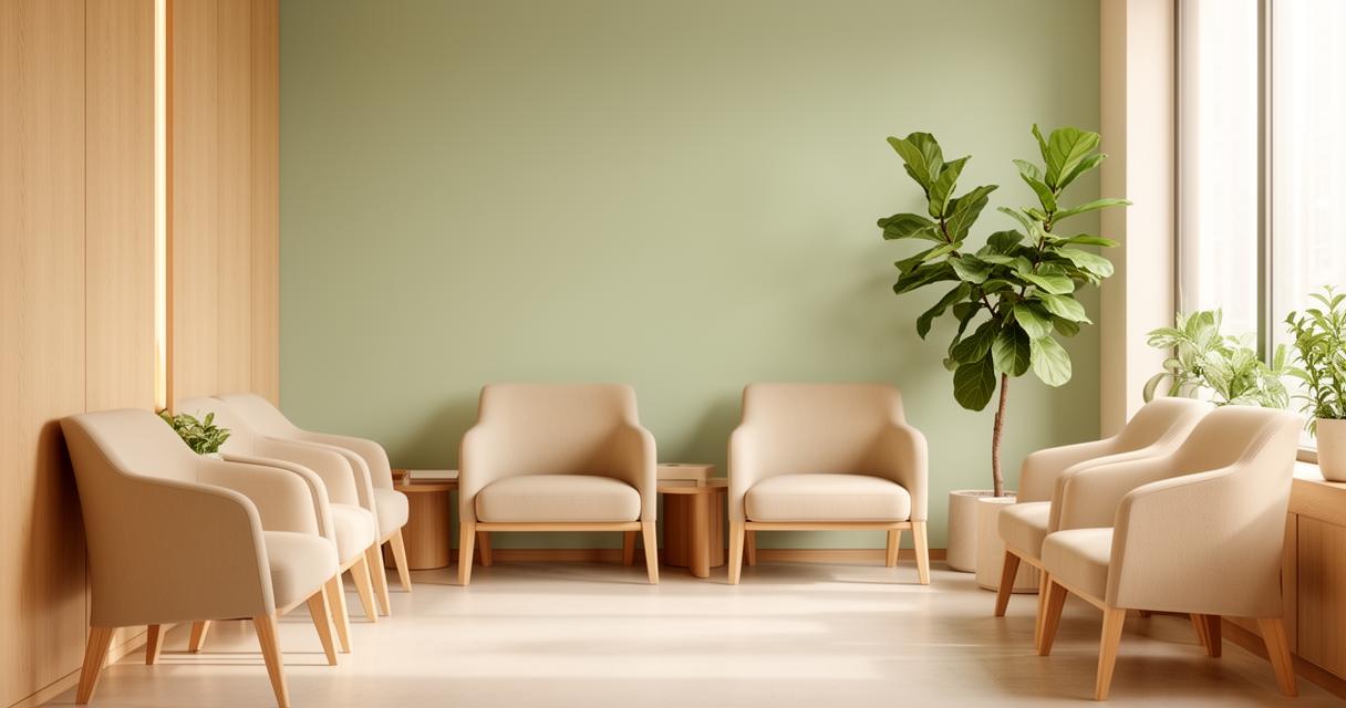 Cabinet médical : pourquoi les couleurs neutres et le gris transforment la décoration de votre espace de santé
