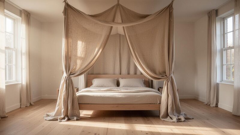 Pourquoi opter pour un ciel de lit en lin certifié Oeko-Tex pour la chambre de bébé